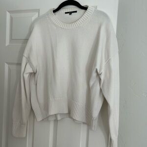 Quince sweater - white, medium